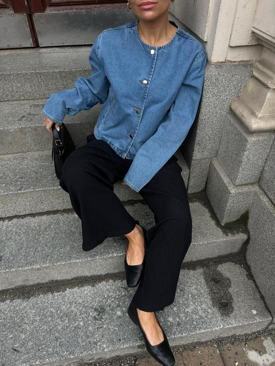 Produktbild Vila Geknöpfte Jeansjacke (40)