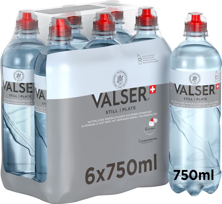 Produktbild Valser Still Sportscap (6 x 75 cl)