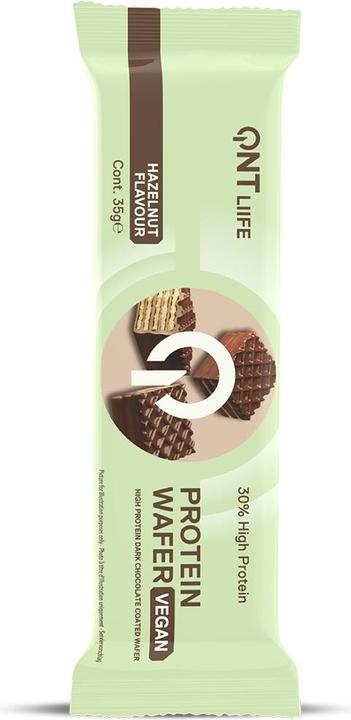 Produktbild QNT Vegan Protein Wafer Hazelnut (Haselnuss, 12 Stk., 420 g)