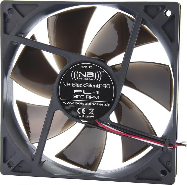 Actual product image Noiseblocker BlackSilentPro-Series PL1 (120 mm, 1 x)