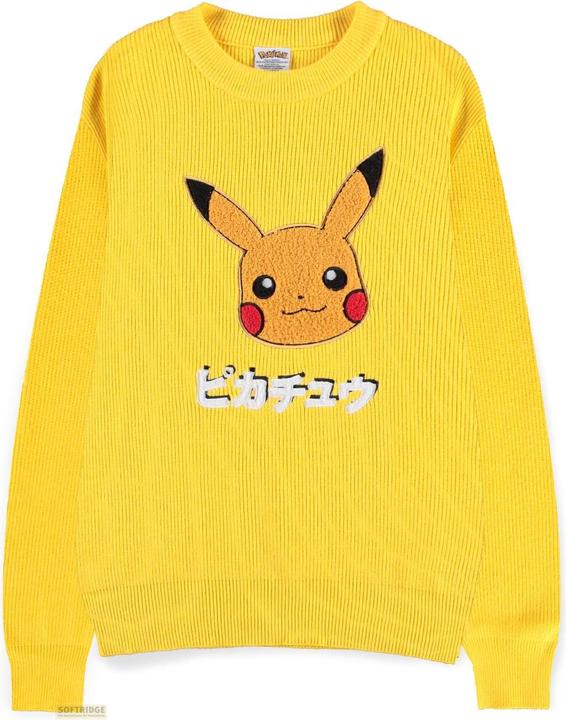 Difuzed Pokémon Sweatshirt Fun Jumper Pikachu Grösse L (L)