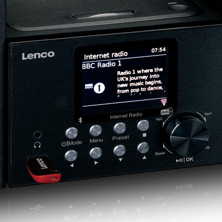 Immagine prodotto Lenco MC-250 (Bluetooth, 1x 12 W)