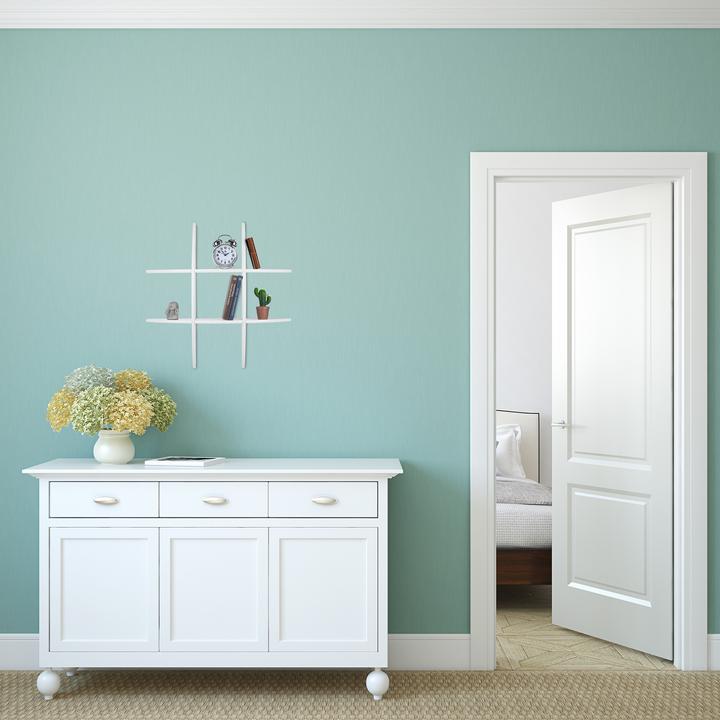 Immagine prodotto Relaxdays Mensola da parete rotonda a 6 scomparti (69 x 17 x 69 cm)