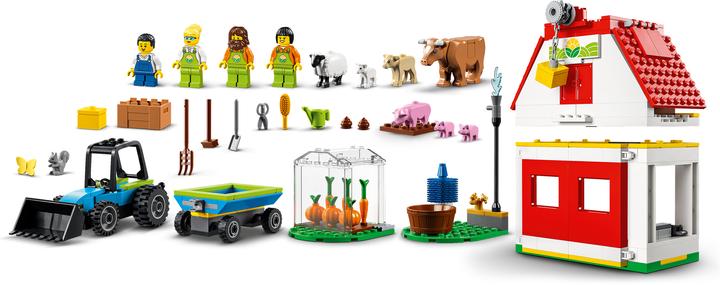 Actual product image LEGO Farm with animals (60346, LEGO City)
