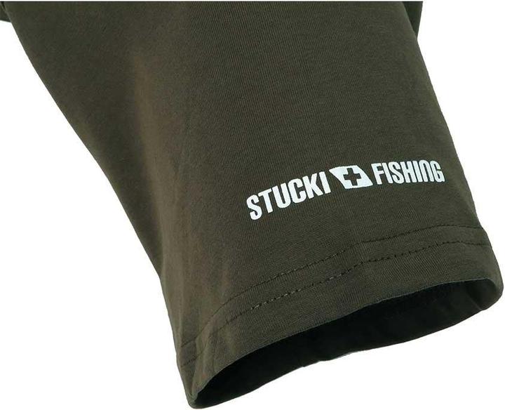 Image du produit Stucki Fishing Because Fanatics T-Shirt Olive (XL)