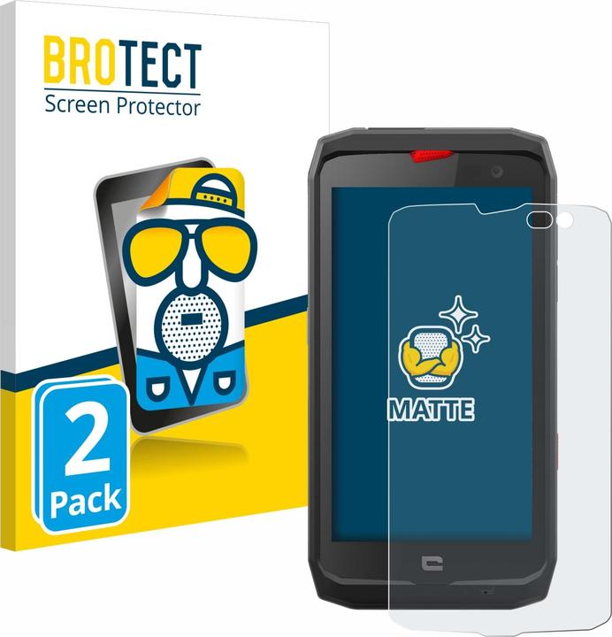 Produktbild BROTECT Entspiegelungs-Schutzfolie Displayschutz Matt (2 Stück, Crosscall Action-X3)