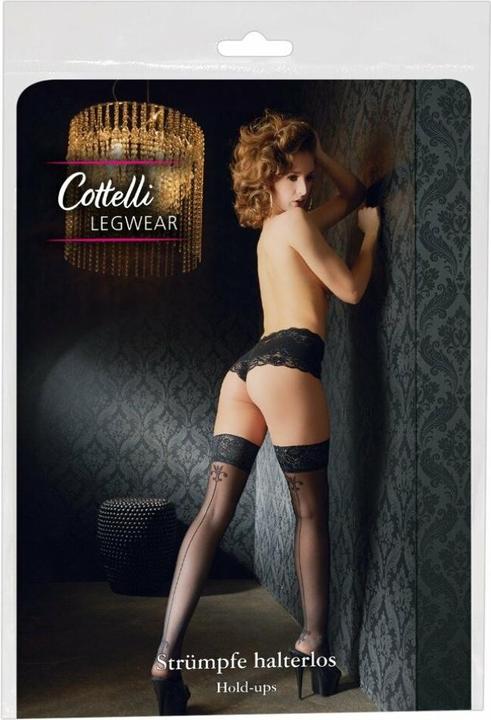 Produktbild Cottelli Collection Nahtstrümpfe mit Motiv (4)