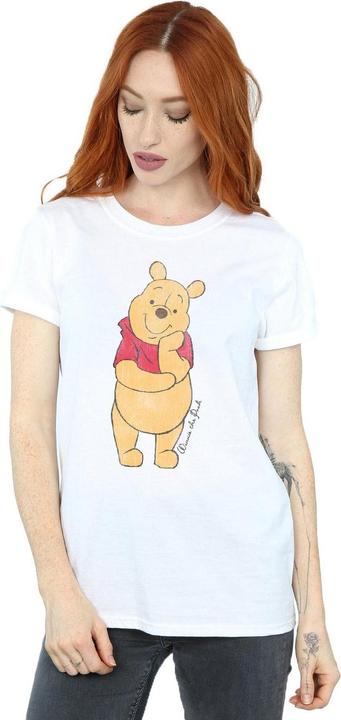 Actual product image Winnie the Pooh Womens/Ladies Cotton Boyfriend T-Shirt (M)