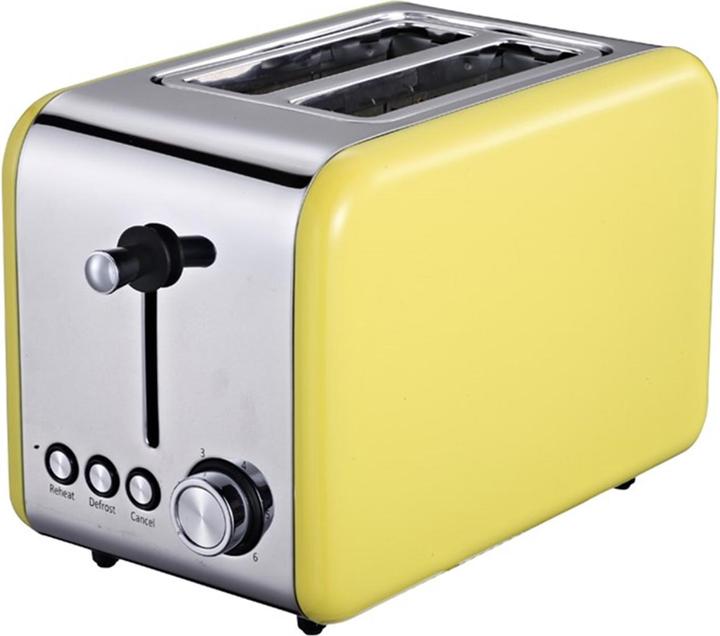 Immagine prodotto Michelino 2 Scheiben Toaster mit Brötchenaufsatz Retro Gelb