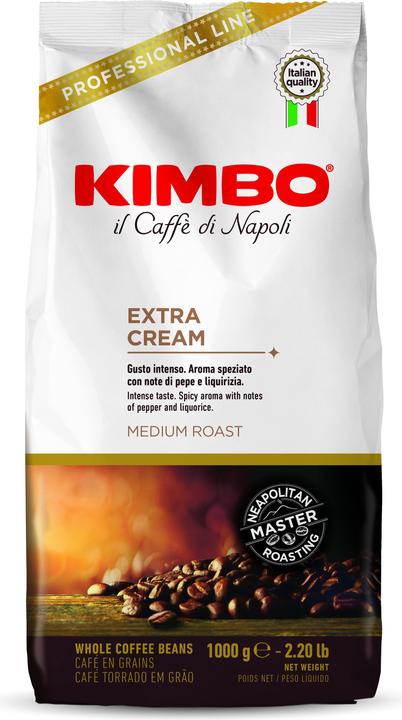 Kimbo Extra Cream (1000 g, Mittlere Röstung)