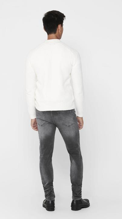 Produktbild Only & Sons ONSLoom Slim Zip Sweat Grey Slim Fit Jeans (32)