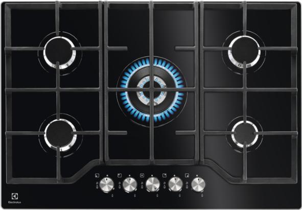 Image du produit Electrolux EGG7536K Table de cuisson à gaz sur Glas