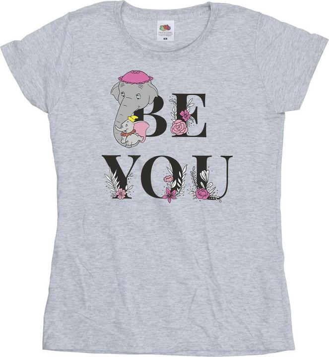 Actual product image Disney Womens/Ladies Dumbo Be You Cotton T-Shirt (M)