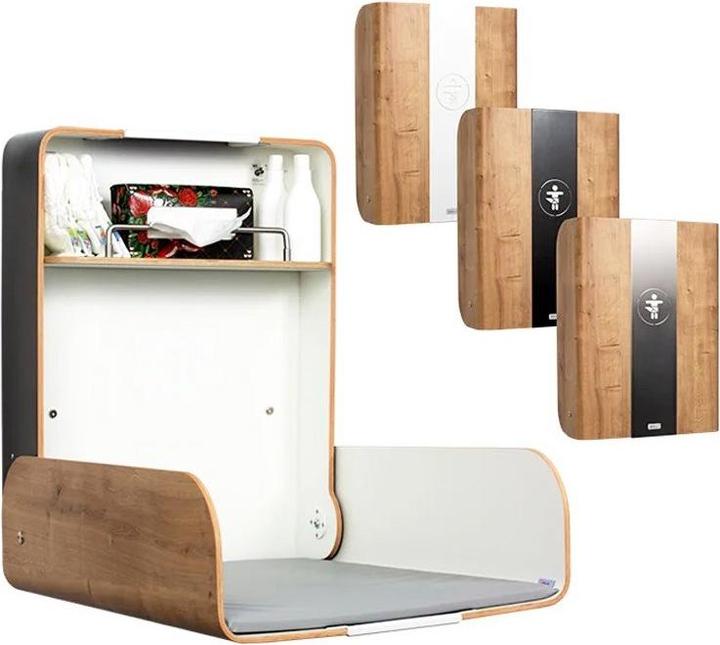 Image du produit Timkid Table à langer bois/inox Midi chêne