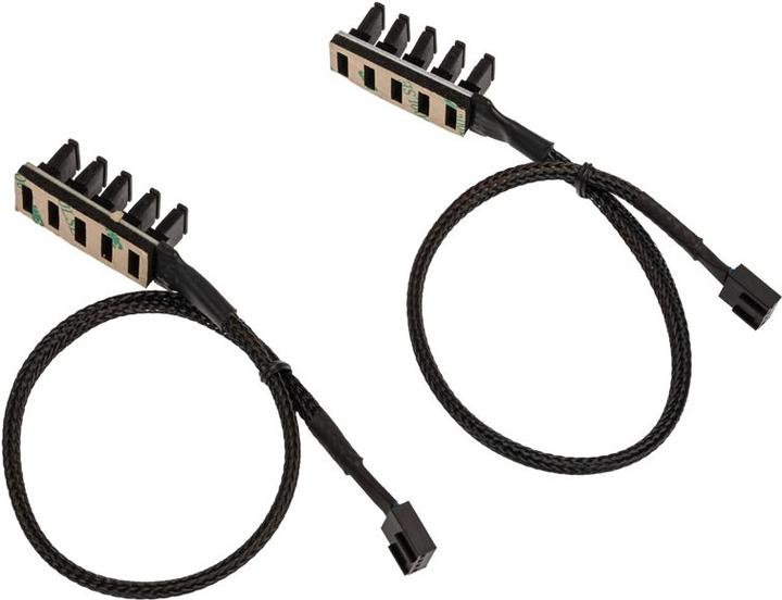 Actual product image Akasa FLEXA FP5H Splitter Hub - 2 pieces