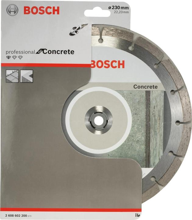 Produktbild Bosch Professional Zubehör Diamanttrennscheibe Standard for Concrete, 230 x 22,23 x 2,3 x 10 mm, 1er-Pack