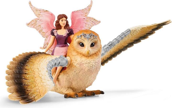 Immagine prodotto Schleich Bayala Elfo su gufo glitterato