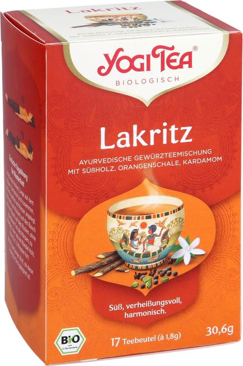 Actual product image Yogi Tea Liquorice ayurverdic spice tea blend, 17 pcs. filter bags (30.60 g)