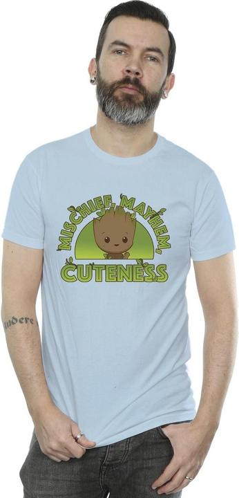 Actual product image Mens I Am Groot Mischief Mayhem T-Shirt (M)