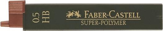 Faber-Castell Superpolimero a piombo fine (Mine di ricambio, Nero)