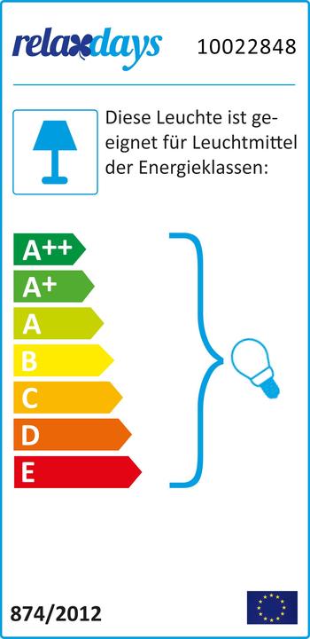 Label énergétique Relaxdays Lampe de banquier (E27)