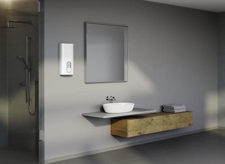 Immagine prodotto Stiebel Eltron DHE Connect 18/21/24 kW Scaldabagno istantaneo completamente elettrico sempre preciso al grado