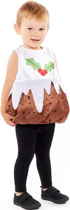 Actual product image Amscan Mini Christmas pudding toddler costume (12, 13, 14, 15, 16, 17, 18)