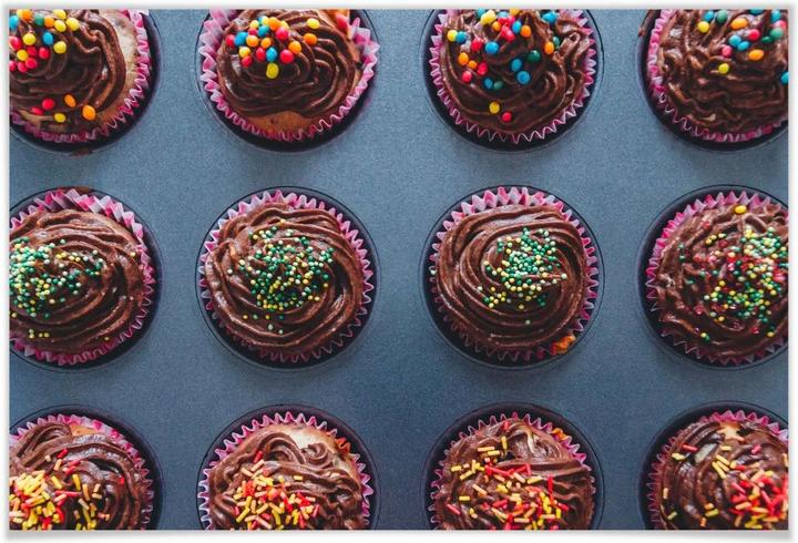 Image du produit Trenddeko Muffins d'anniversaire (60 x 40 cm)