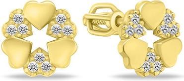 Produktbild Brilio Silver - Original gold-plated stud earrings EA1124Y (Silber)