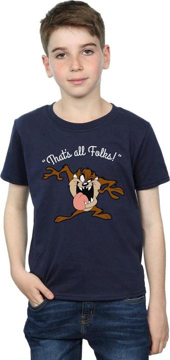 Image du produit Looney Tunes - T-shirt TAZ THAT'S ALL FOLKS - Garçon (140, 146)
