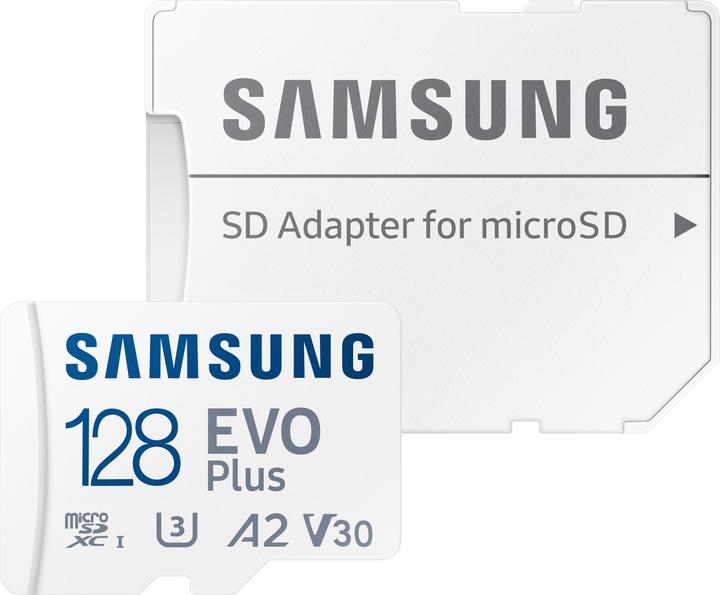 Image du produit Samsung EVO Plus (128 Go, microSDXC, U3, UHS-I)