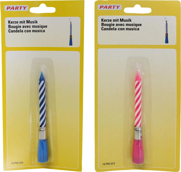 Image du produit Party Bougie d'anniversaire avec musique (1 x)