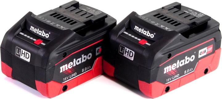 Produktbild Metabo Akku Basis Set 18V mit 2x Akku LiHD 8,0Ah ( 625592000 ) (18 V)