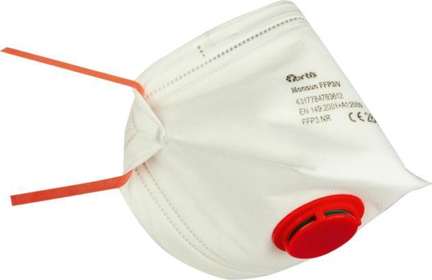 Fortis Atemschutzmaske FFP3 V Monsun 10Stk. (FFP3, 10 x)