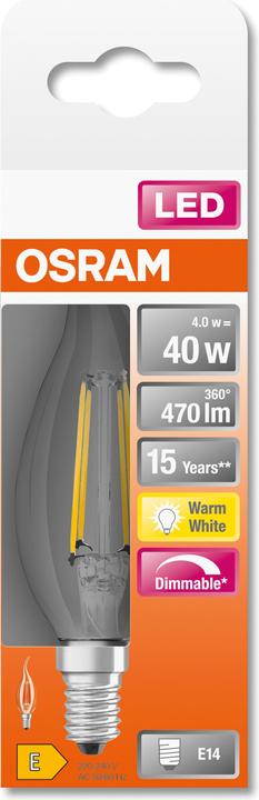 Actual product image Osram Superstar Classic B (E14, 40 W, 470 lm, 1 x, E)
