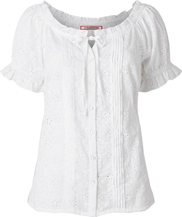 Actual product image Joe Browns Broderie Short Sleeve Top (34)