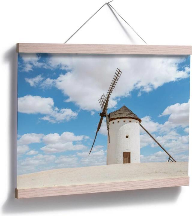 Image du produit Trenddeko Moulins à vent sur la route de Don Quichotte en Espagne (40 x 30 cm)