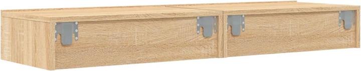 Immagine prodotto VidaXL TV Schrank mit LED-Leuchten Fernsehschrank Lowboard 2 Stk. Sonoma-Eiche