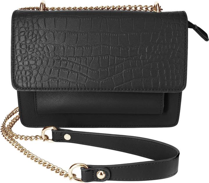 Produktbild Gallantry Schwarze Metallic-Kettenhandtasche