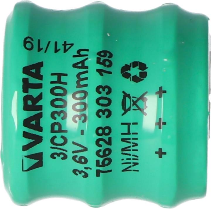 Varta Batteria 3/CP300H 3.6V 75628303159 (1 pz., 300 mAh, Accumulatore di carica elettrica)