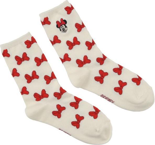 Produktbild Disney Minnie Socken mit Schleifenmuster und Gesichtsstickerei (36 - 39)