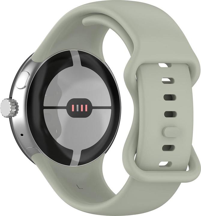 Techsuit - Watchband (W031) - Google Pixel Watch / Watch 2 / Watch 3 41mm - Green (Silicone, Watch 2)