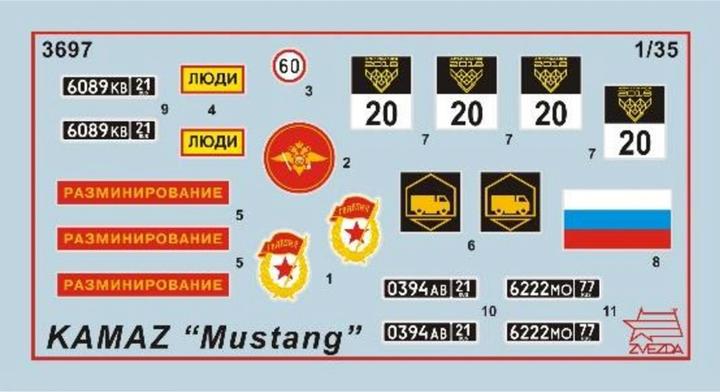 Image du produit 1:35 Kamaz 5350 Mustang