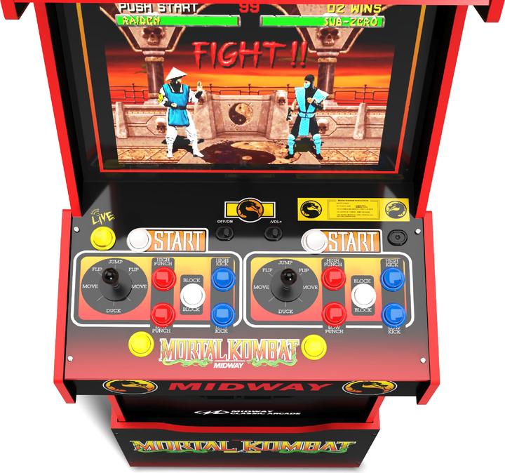 Actual product image Arcade1Up borne 2 joueurs Mortal Kombat / Midway Legacy 30th Anniversary Edition 154 cm