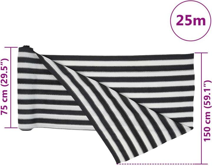 Produktbild VidaXL Zaunblende HDPE 75 g/m² (250 cm)