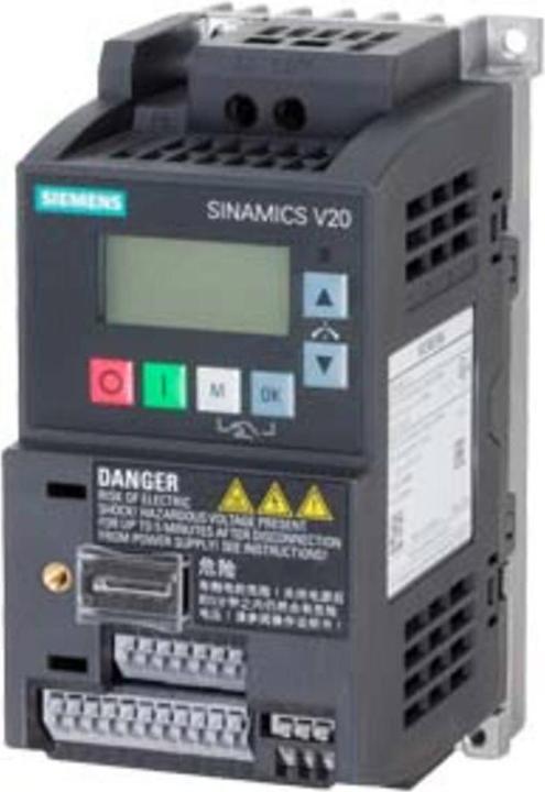 Produktbild Siemens SINAMICS V20 1AC200-240V-10/+10% 0.37kW
