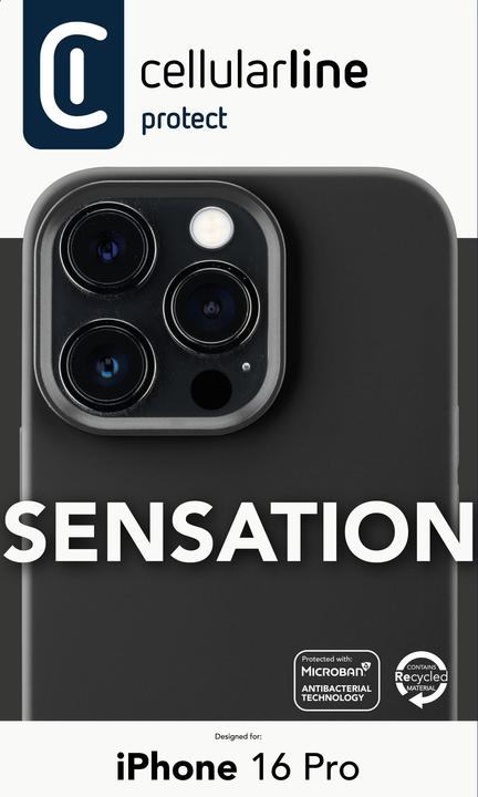 Immagine prodotto Cellularline Custodia in silicone Sensation (Apple iPhone 16 Pro)
