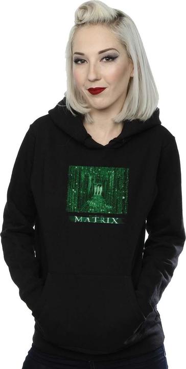 Actual product image The Matrix Womens/Ladies Digital Cube Hoodie (L)