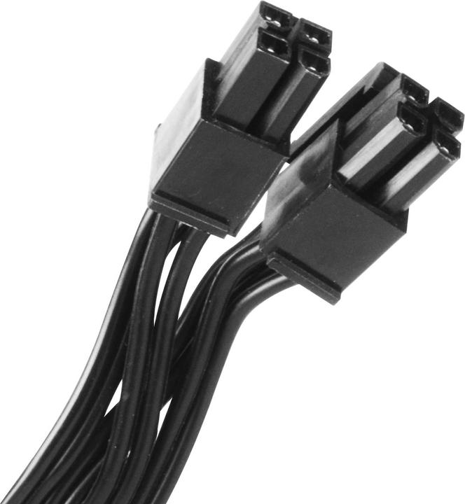 Actual product image Silverstone SST-ET500-B - Strider Essential Series, 500W 80 Plus Bronze ATX whisper-quiet PC power supply (500 W)