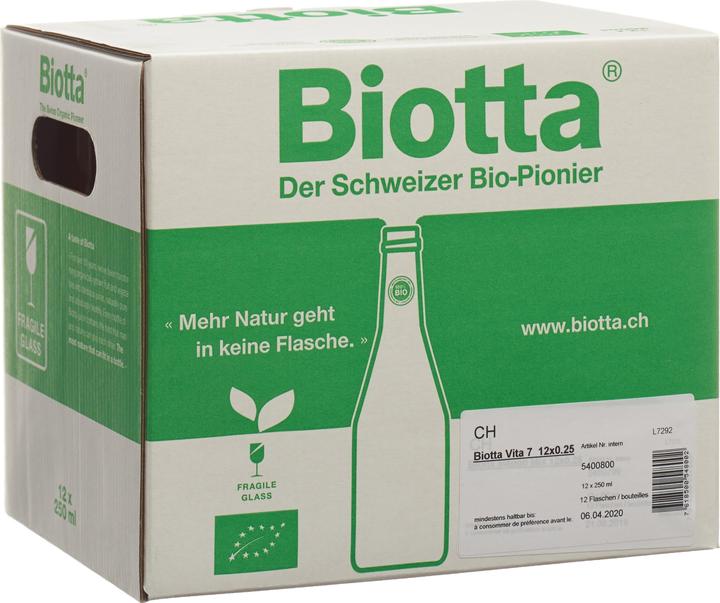Produktbild Biotta Vita 7 Bio (12 x 25 cl)